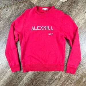 Alex Mill Logo Crew Neck sweatshirt in red